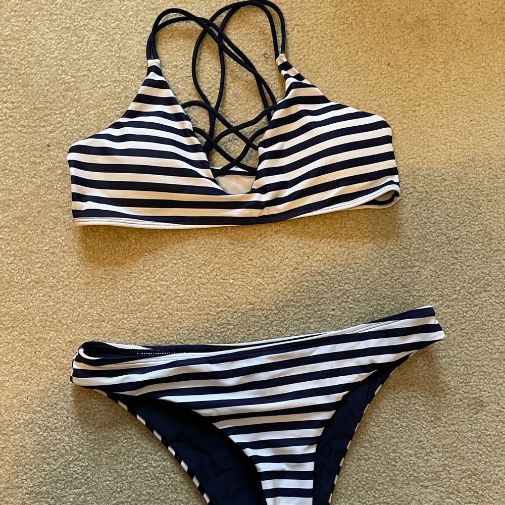 Super cute striped suit